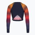 Longsleeve de înot pentru femei Speedo Placement Wrap Back Top blue/orange 2