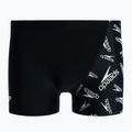 Speedo Allover V-Cut Aquqshort negru pentru bărbați 68-09734F392
