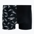 Speedo Allover V-Cut Aquqshort negru pentru bărbați 68-09734F392 2
