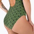 Speedo Boomstar Allover Muscleback costum de baie dintr-o bucată pentru femei negru și galben 68-12299A599 5