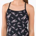 Speedo Printed Tie-Back Tankini Tankini pentru copii costum de baie din două piese negru 68-12380F390 7