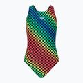 Speedo Allover Leaderback costum de baie întreg pentru copii colorat 68-12377F372