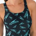 Speedo Boom Logo Allover Medalist Costum de baie o singură bucată pentru femei F888 Negru/Albastru 12199F888 5