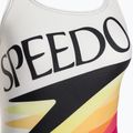 Speedo Retro Placement Medalist costum de baie o bucată pentru femei, alb 68-12199G072 8