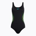 Speedo Placement Muscleback costum de baie o singură piesă pentru femei negru 68-08694