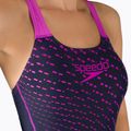 Speedo Medley Logo Medalist costum de baie dintr-o bucată pentru femei albastru marin 68-13474G722 4