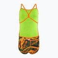 Costum de baie dintr-o piesă pentru femei Speedo Allover Vback salso / black / olive 2