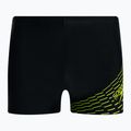 Speedo Medley Logo slip de înot pentru bărbați negru 68-11354G691