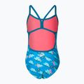 Speedo Flipper Phone Allover Vback pentru copii costum de baie dintr-o bucată albastru 68-12846 2