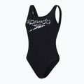 Costum de baie Speedo Logo Deep U-Back pentru femei  negru 68-12369 4