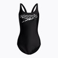 Costum de baie Speedo Logo Deep U-Back pentru femei  negru 68-12369