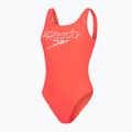 Costum de baie Speedo Logo Deep U-Back pentru femei  o singură piesă  roșu 68-12369 4