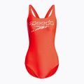 Costum de baie Speedo Logo Deep U-Back pentru femei  o singură piesă  roșu 68-12369