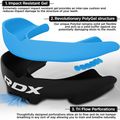Protector maxilar RDX Mouth Guard blue 3