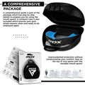 Protector maxilar RDX Mouth Guard blue 4