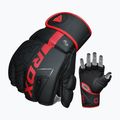 Mănuși de grappling RDX Grappling F6 matte red 3
