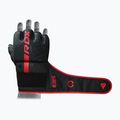Mănuși de grappling RDX Grappling F6 matte red 5