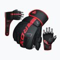 Mănuși de grappling RDX Grappling F6 matte red 7