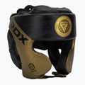 Cască de box RDX L1 Mark Pro Cheek Boxing Training Head Guard golden