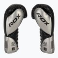 Mănuși de box RDX K1 Mark Pro Fight Boxing silver 4
