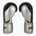 Mănuși de box RDX L2 Mark Pro Sparring Boxing Hook & Loop silver 4