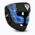 Cască de box RDX New Aura F17 Head black/blue