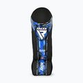 Apărători de tibii și picioare RDX Instep New Aura F17 Shin black/blue 4
