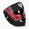 Cască de box RDX New Aura F17 Head black/red 2