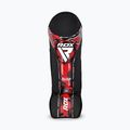Apărători de tibii și picioare RDX Instep New Aura F17 Shin black/red 4