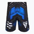 Pantaloni scurți de antrenament pentru bărbați RDX IMMAF Approved MMA Fight & Training blue 2