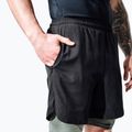 Pantaloni scurți de antrenament RDX T16 black/grey 5