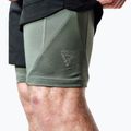 Pantaloni scurți de antrenament RDX T16 black/grey 7