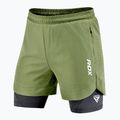 Pantaloni scurți de trekking RDX T16 green/black