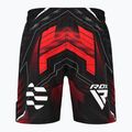Pantaloni scurți de antrenament pentru bărbați RDX IMMAF Approved MMA Fight & Training red 2