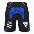 Pantaloni scurți de antrenament pentru bărbați RDX IMMAF Approved MMA Fight & Training blue 2