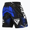 Pantaloni scurți de antrenament pentru bărbați RDX IMMAF Approved MMA Fight & Training blue 3