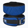 Centură pentru ridicarea greutăților RDX Rx4 Weightlifting Belt blue 2