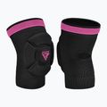 Apărători de genunchi RDX K5 Hosiery Knee Foam black/pink 2
