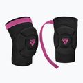 Apărători de genunchi RDX K5 Hosiery Knee Foam black/pink 3