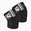 Apărători pentru genunchi RDX KR11 Gym Knee Wrap black/grey