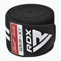 Apărători pentru genunchi RDX KR11 Gym Knee Wrap black/white 3