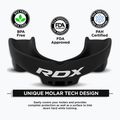 Protector maxilar RDX Mouth Guard black 3