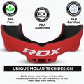 Protecție maxilar pentru copii RDX Mouth Junior red/black 3