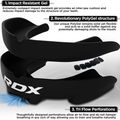 Protecție maxilar pentru copii RDX Mouth Junior black 2