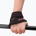 Benzi pentru ridicarea greutăților RDX Weight Lifting 8 Figure Strap pink 2