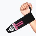 Suporturi pentru încheietura mâinii RDX WR11 Gym Wirst Wrap black/pink 4