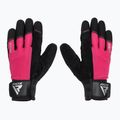 Mănuși de antrenament RDX W1F Full Finger pink 2