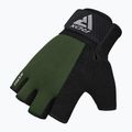 Mănuși de antrenament RDX W1H Gym Workout army green 4