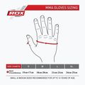 Mănușă de grappling RDX REX T6 Plus roșu 6