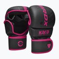 Mănuși de grappling RDX F6 Shooter Grappling pink 2